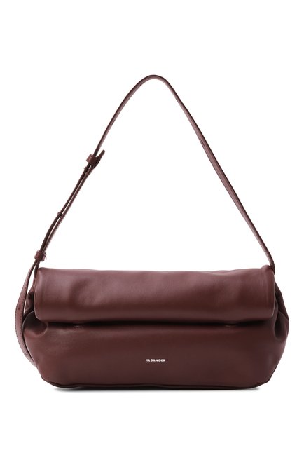 Женская бордовая сумка rollup small JIL SANDER