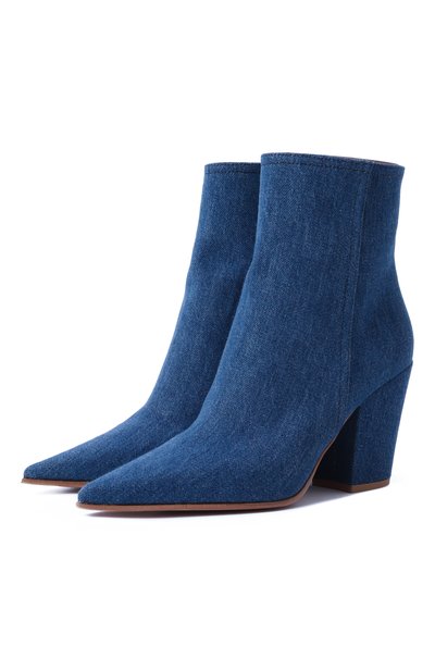 Gianvito Rossi Текстильные ботильоны Keinna 85