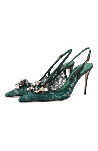 Текстильные туфли rainbow lollo 90 DOLCE & GABBANA