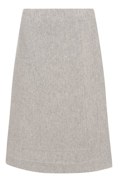 Юбка из шерсти и хлопка JIL SANDER